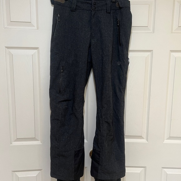 SUNICE MEN GAY LASER WATERPROOF INSULATED OUTDOOR SKI SPORTS‎ SNOW PANTS Medium